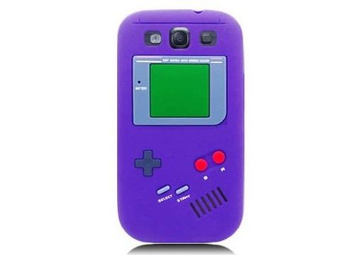 Housse TPU Game Boy Violet pour Samsung Galaxy S3