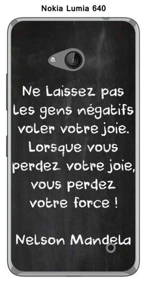 Coque Citation tableau-2 pour Nokia Lumia 640
