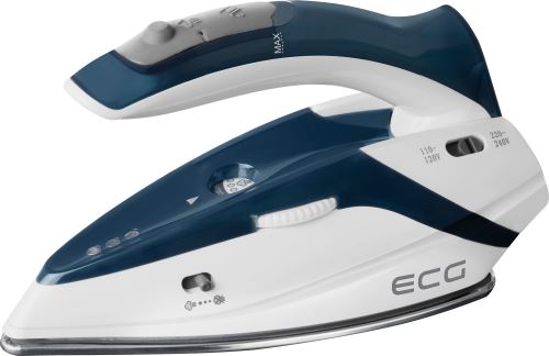 ECG NZ 210 Travel Fer &agrave; repasser &agrave; vapeur en plastique Blanc/bleu