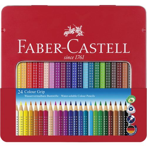 Faber-Castell Crayons de couleur Polychromos Lot de 24