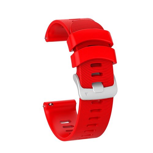 Bracelet en silicone rouge pour votre Garmin Forerunner 245