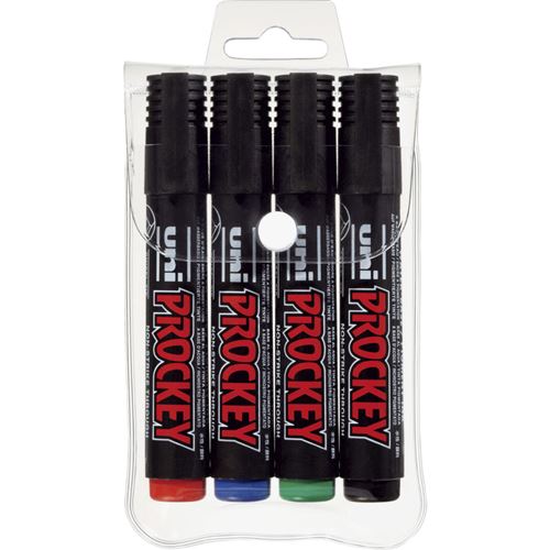 Uni Pin Lot De 4 Marqueurs - Prockey - Pointe Moyenne - Uni-ball