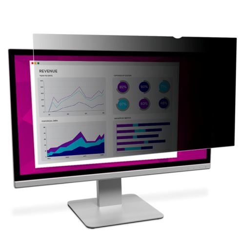 3m privacy filter for 22in desktop computer noir