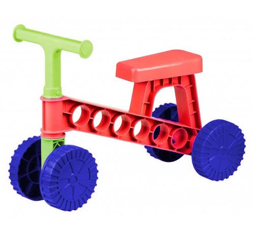 Playfun mini loopfiets Draisienne à 4 Roues Junior Multicolore