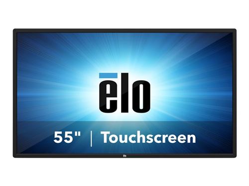 Elo 5553L - LED-monitor - 55 - open raamwerk - aanraakscherm - 3840 x 2160 4K @ 60 Hz - 500 cd/m² - 1100:1 - 8 ms - HDMI, DisplayPort - grijs