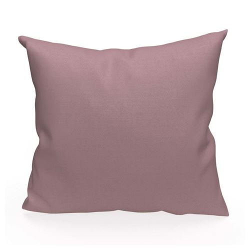 Coussin déco 60x60 cm en coton PANAMA rose