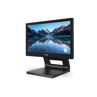 Philips B Line 162B9T - Écran LED - 16" (15.6" visualisable) - écran tactile - 1366 x 768 @ 60 Hz - TN - 220 cd/m² - 500:1 - 4 ms - HDMI, DVI, DisplayPort, VGA - haut-parleurs - texture noire
