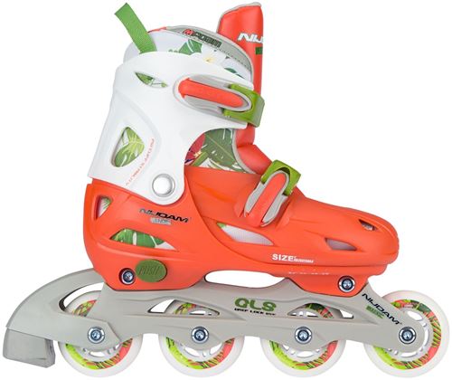 NIJDAM filles patins à roues alignées réglables taille de démarrage dure 27-30