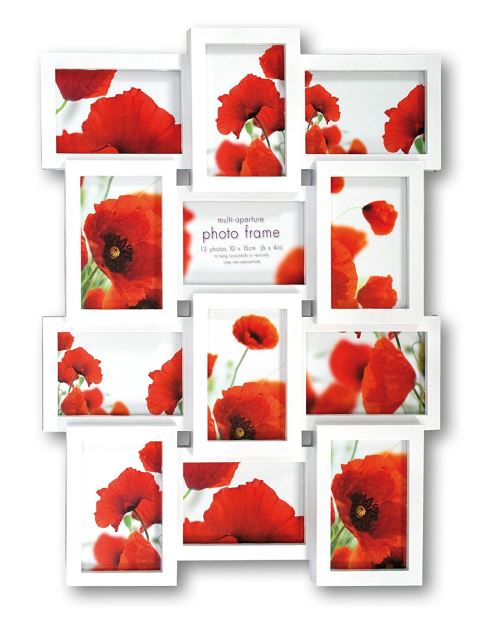Innova Editions Maggiore Xv Cadre Multi-photos 45,6 X 101,3 Cm Noir, Maggiore, Ix White