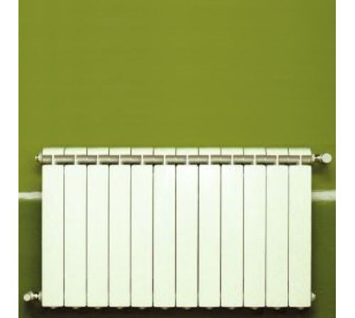 Chauffage central fonte aluminium 12 éléments blanc KLASS 800 Global référence 12xKLASS800B.