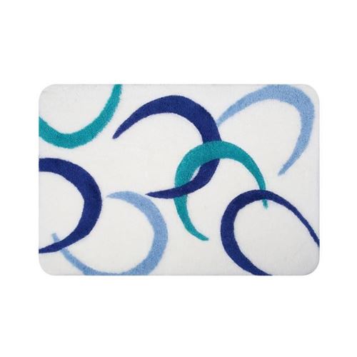 SPIRELLA Tapis de bain LUNA 55x65 cm - Bleu océan