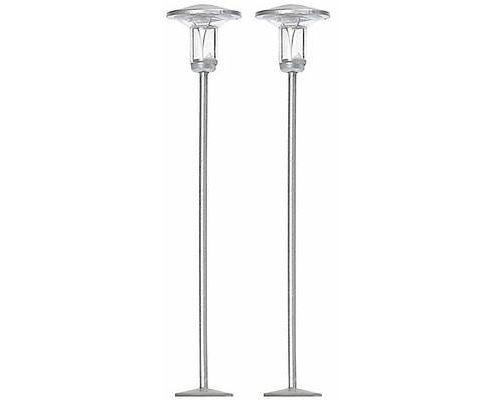 Réverbère de parc, Lampadaire de lottissement simple Busch 4141 modèle fini H0