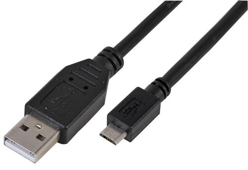 Mcl Noir Câble Usb 2.0 Type A/B Mâle, 2 Mètres
