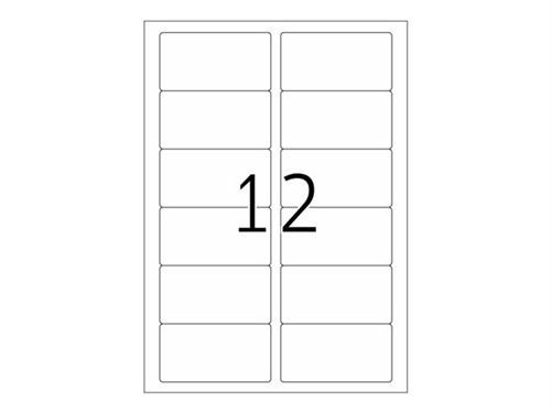 Herma Etiquette universelle SPECIAL, 88,9 x 46,6 mm, blanc - Lot de 2