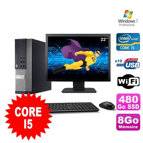 Acheter Pc dell optiplex 990 sff i5-2400 3.1ghz 8go 480go ssd dvd wifi w7 ecran 22' État correct - 259,00 € Pc dell optiplex 990 sff i5-2400 3.1ghz 8go 480go ssd dvd wifi w7 ecran 22' État correct - reconditionné disponible sur Fnac