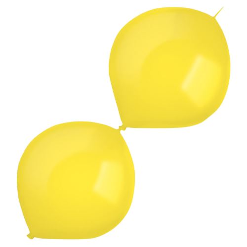 Amscan ballons pendulaires 30 cm en latex jaune 50 pièces