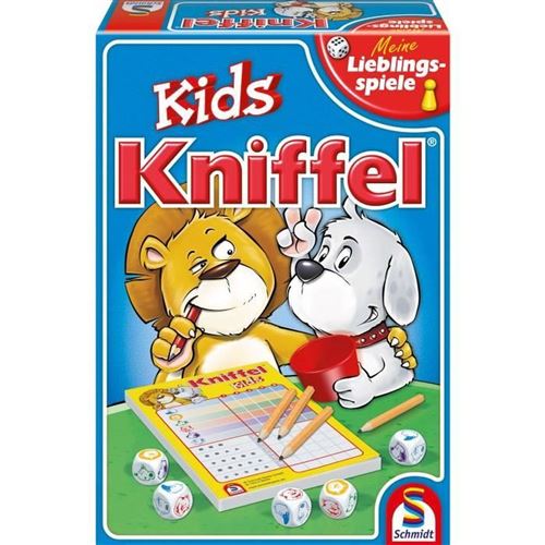 Jeu de société Kniffel Kids - SCHMIDT SPIELE - Dés amusants