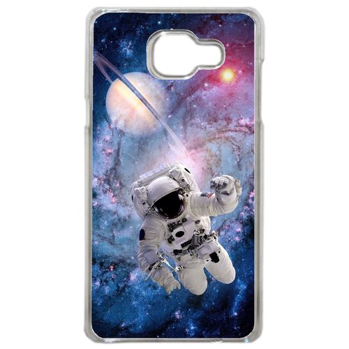 Coque Astronaute Planete 2 Compatible Samsung Galaxy A3 2016 Transparent