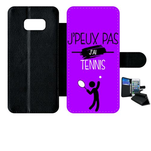 Etui à rabat samsung galaxy s8+ plus j peux pas j ai tennis 7