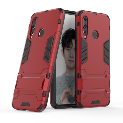 Coque en TPU combinaison de béquilles de protection contre le froid rouge pour votre Huawei Nova 4