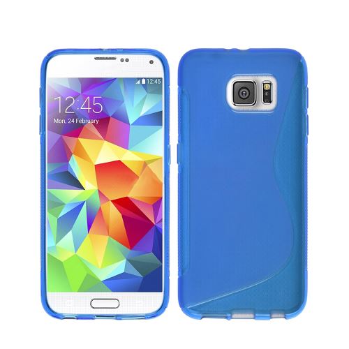 Coque Gel Vague S Pour Samsung Galaxy S8 Plus - Bleu