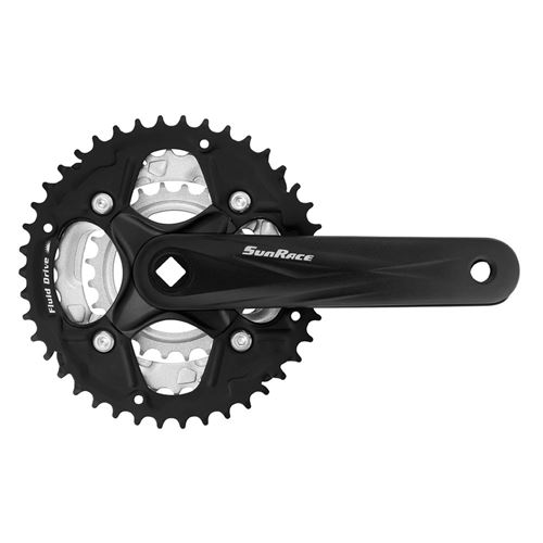 SunRace FCM500 Triple Crank MTB 170mm Noir