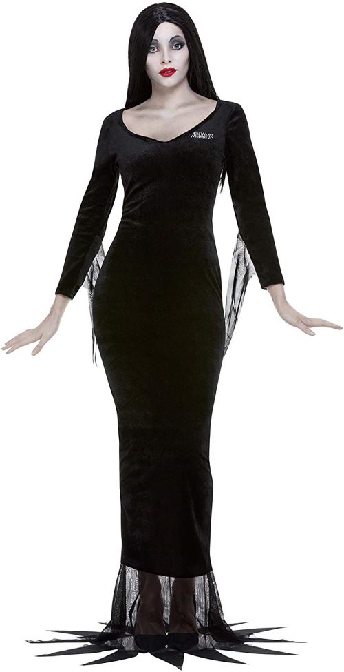 Smiffys 52233L Addams Family Morticia Produit sous licence officielle