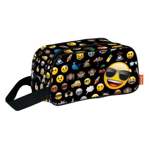 PERONA - Trousse Motif émojis Noir