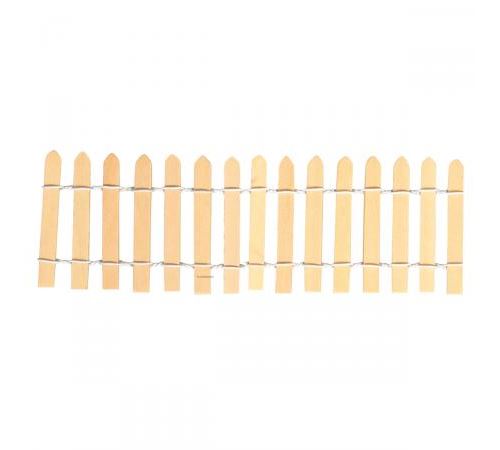 Décoration de jardin miniatures - Clôture de jardin en bois - 30 x 5,5 cm