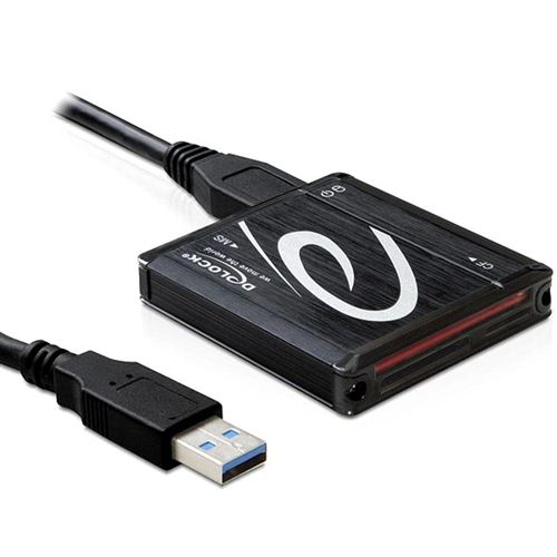 Delock Noir Usb 3.0 Card Reader All In 1 Lecteur De Carte Mémoire Usb 3.2 Gen 1 (3.1 Gen 1) - Neuf - Image 3