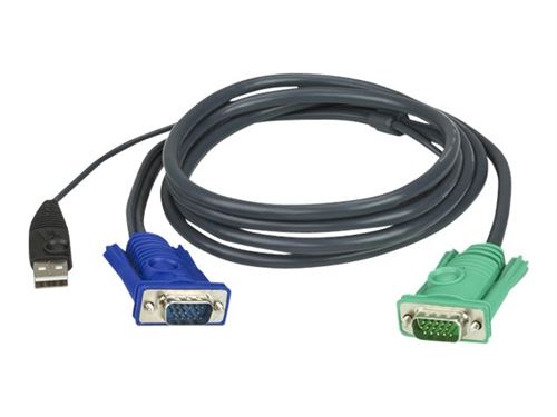 ATEN 2L-5201U - câble clavier / vidéo / souris (KVM) - 1.2 m