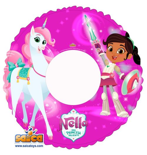 1 Bouee Nella Princesse Chevalier 50 Cm 3 A 5 Ans Piscine Plage