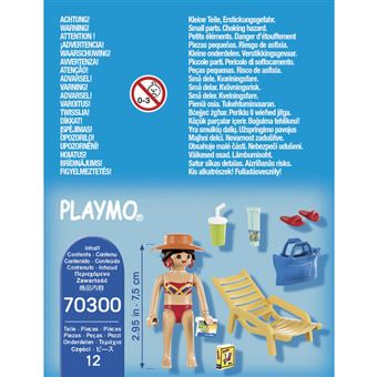 Playmobil Le camping 70300 Vacancière avec transat