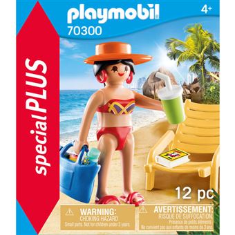 Playmobil Le camping 70300 Vacancière avec transat