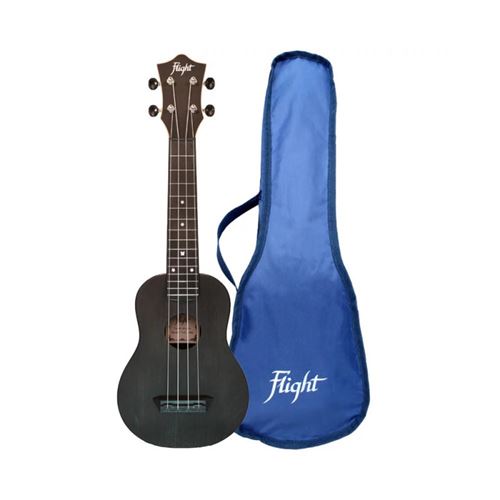 Flight Travel Series TUS35 Black ukulélé soprano avec gigbag