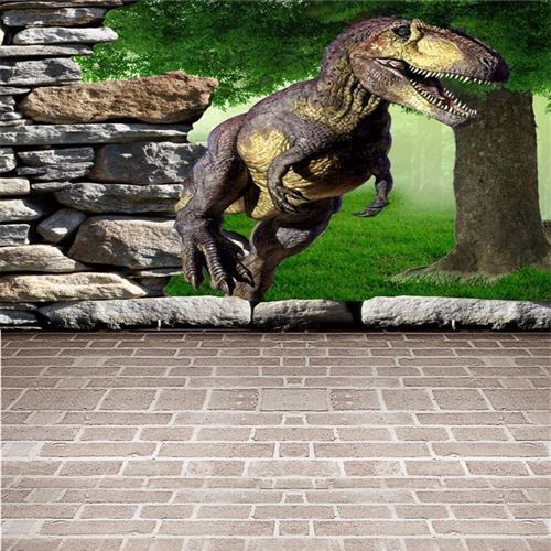 3x5Ft vinyle photographie fond 3D dinosaure enfants thème toile de fond