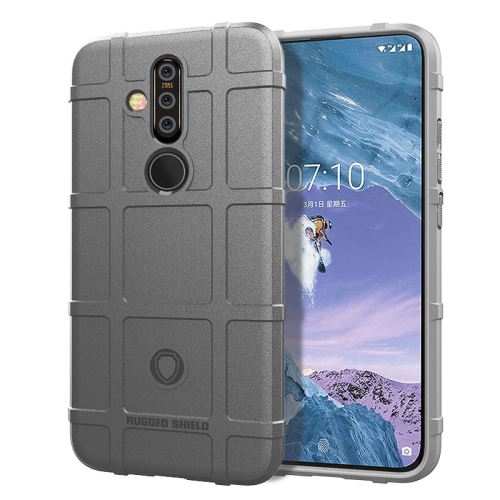 Etui Coque de protection durable anti choc pour Nokia X71 - Gris