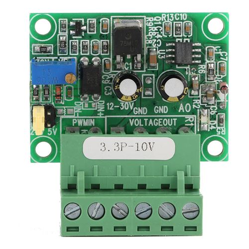 3,3V PWM convertisseur de tension 0-10V D / A module PLC numérique-analogique