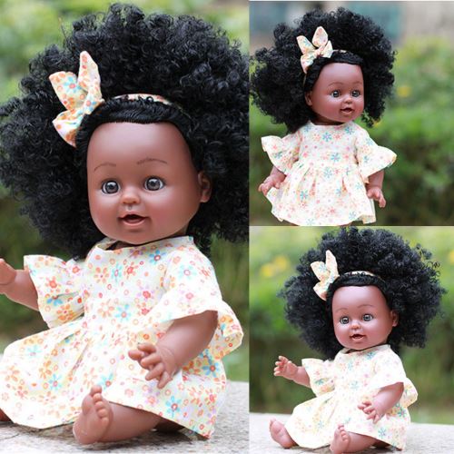 Modèle de fille de poupée afro-américaine Articulations Turnable Doll 