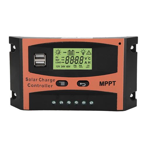 Contrôleur automatique de batterie Regulador de panneau solaire de 12V / 24V MPPT (50A)