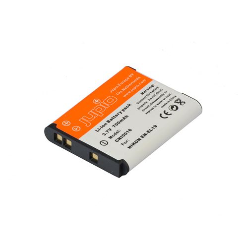 Jupio - Batterie - Li-Ion - 700 mAh - pour Nikon Coolpix A100, A300, S2900, S32, S33, S3700, S5300, S6800, S6900, S7000, W100, W150