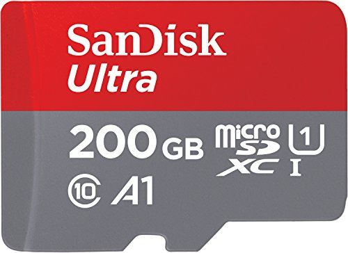 SanDisk SDSQUAR-200G-GZFMA Carte mémoire microSD 200 Go (Nouvelle Version)