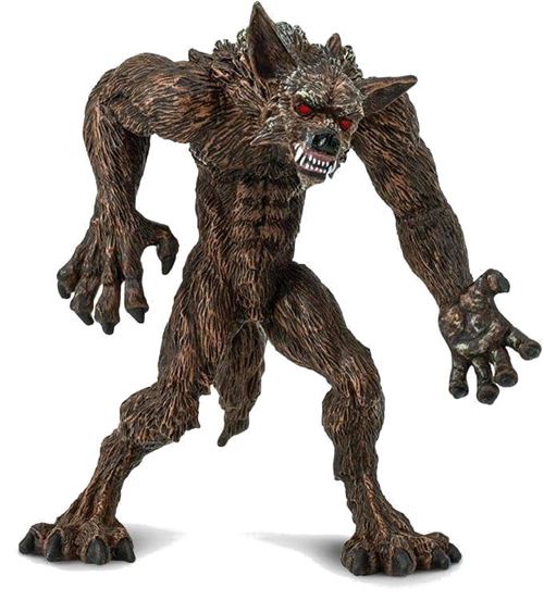 Safari figure Garçons loup-garou 10,25 cm brun foncé