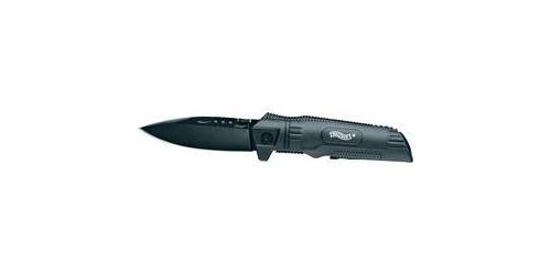 Couteau d'extérieur avec étui, avec clip Walther 5.0719 noir 1 pc(s)