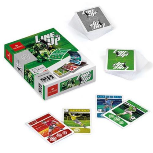 Dal Negro jeu de cartes Line Up 6,3 x 8,8 cm carton vert 110 pièces
