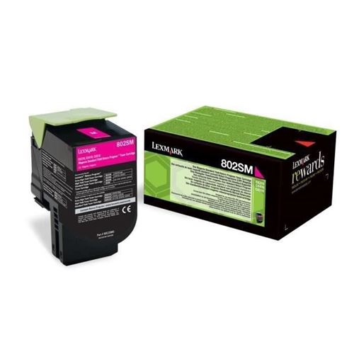 Lexmark 802SM - magenta - origineel - tonercartridge - LCCP, LRP