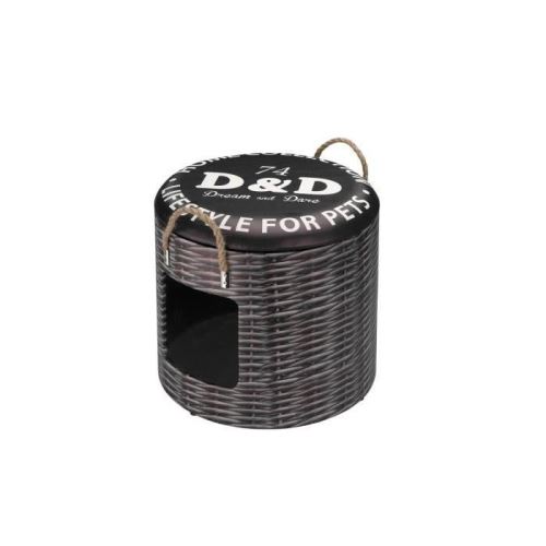 Meilleurs prix pour EBI Maisonnette D&D Pet-Box Rattan - 35x34cm - M