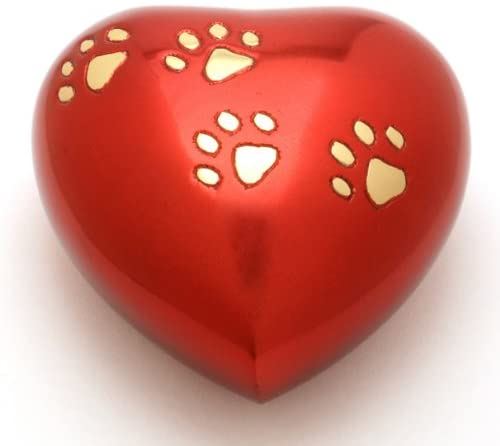Comparer les prix de Urns UK Hertford Urne funéraire pour Animal de Compagnie Rouge 7,5 cm