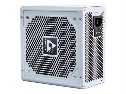 Chieftec iarena 500 W 500 W PS2 Argent – Source d'alimentation (24-Pin ATX, actif, PS2, 80 plus, PC, Argent)