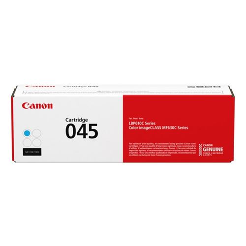 Canon 045 - Cyan - original - cartouche de toner - pour imageCLASS LBP612Cdw, MF632Cdw, MF634Cdw